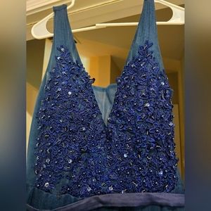 Navy formal gown size 14